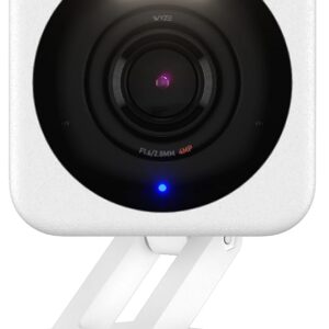 WYZE Cam v4, 2.5K QHD WiFi Indoor/Outdoor Smart Home Security Camera, Pet/Baby Monitor, Motion Activated Spotlight/Siren, Color Night Vision, 2-Way Audio, Works with Alexa & Google, Free Expert Help